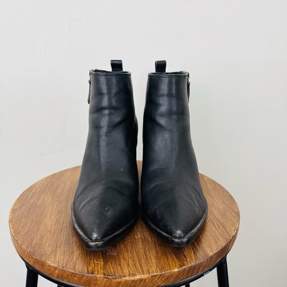 Treasure And Bond Freda Black Leather Bootie Women’s Size 8.5 - Picture 2 of 12